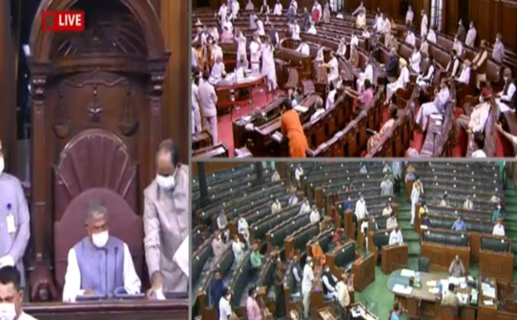 agriculture bills passed in rajyasabha 